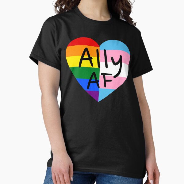 Item preview, Ally AF III - LGBTQ Flag Gay Trans Lesbian Queer Pride designed and sold by Lemon Pepper.