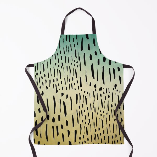 Item preview, Vertical Brush Strokes Chekered Pattern- Green To Yellow Gradient designed and sold by Designs By YL.