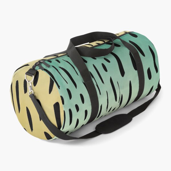 Item preview, Vertical Brush Strokes Chekered Pattern- Green To Yellow Gradient designed and sold by Designs By YL.