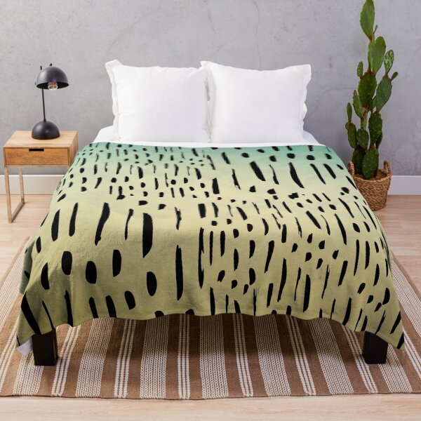 Item preview, Vertical Brush Strokes Chekered Pattern- Green To Yellow Gradient designed and sold by Designs By YL.