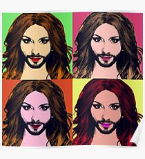 Conchita Wurst - Pop Art Poster