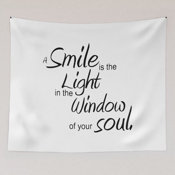 Item preview, A SMILE IS THE LIGHT IN THE WINDOW OF YOUR SOUL designed and sold by xander666.