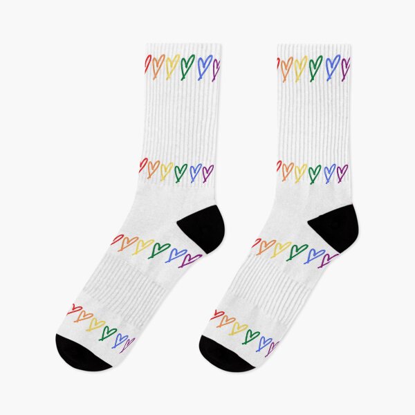 Item preview, gay flag hearts  designed and sold by LannisterOnMars.