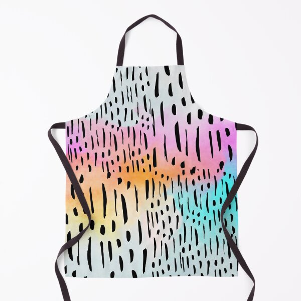 Item preview, Vertical Brush Strokes Chekered Pattern- Rainbow designed and sold by Designs By YL.