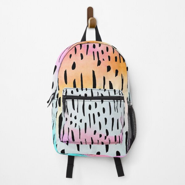 Item preview, Vertical Brush Strokes Chekered Pattern- Rainbow  designed and sold by Designs By YL.
