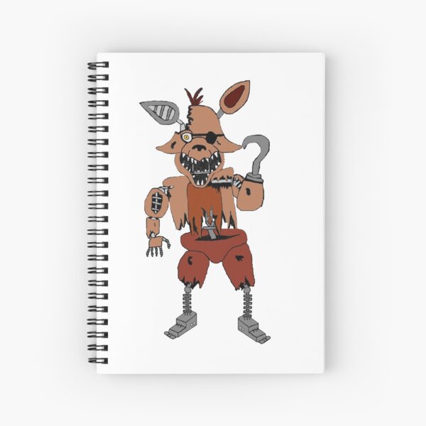 Withered foxy five nights at freddys 2 Spiral Notebook for Sale by  teraMerchShop