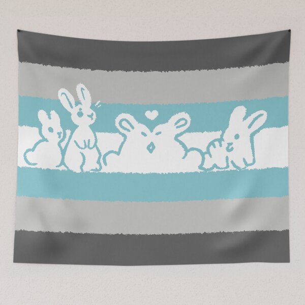 Item preview, Demiboy Flag Bunnies designed and sold by starsleeps.