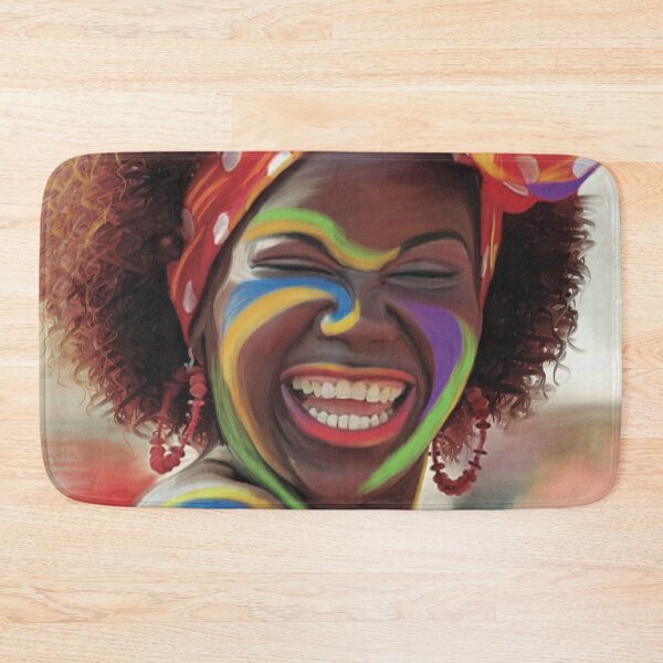 Item preview, Life's a Carnival (Carnaval de Barranquilla) - Negrita Puloy Impressionism - Magical Realism designed and sold by Realismagico.