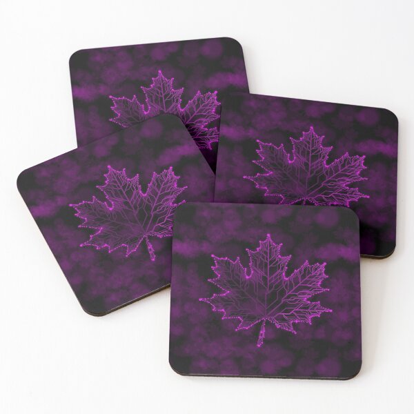 Item preview, Purple circuit board tech maple Leaf designed and sold by jc007.