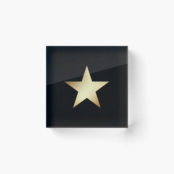 Item preview, Minimalist Aesthetic Star in Gold Color designed and sold by NECHSTORE.
