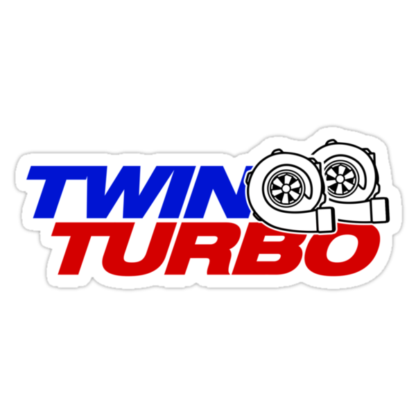 "TWIN TURBO (6)" Stickers by PlanDesigner | Redbubble