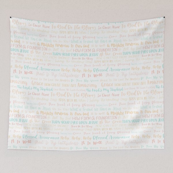 Item preview, Christian Hymns Pure White designed and sold by Miwhi’s Shop.