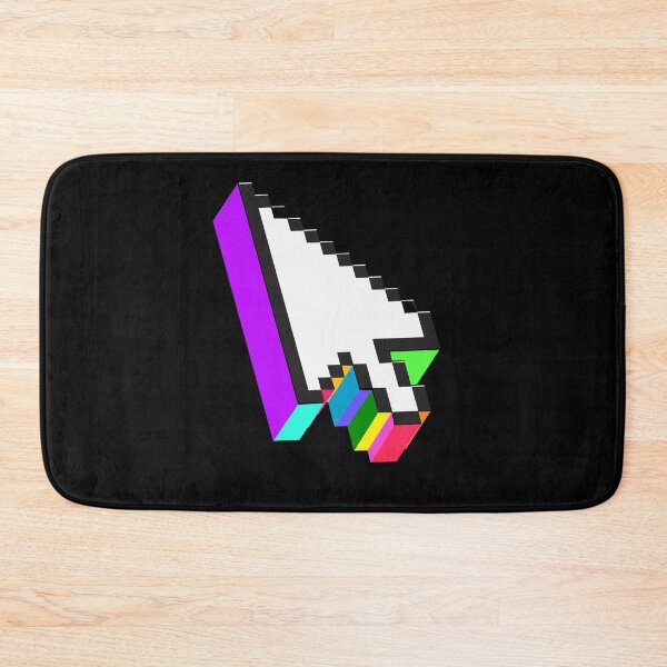 Item preview, internet computer cursor colorful hip and super geek arrow 3d designed and sold by mirrorimages.