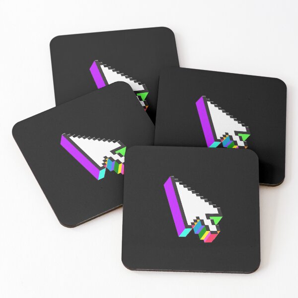 Item preview, internet computer cursor colorful hip and super geek arrow 3d designed and sold by mirrorimages.