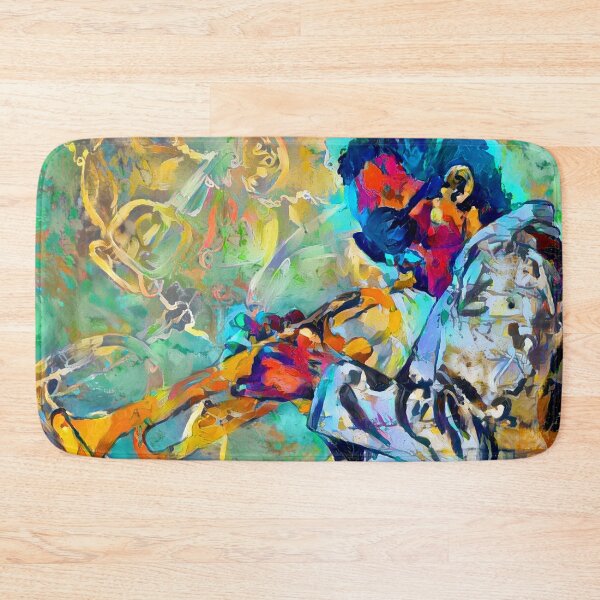 Item preview, Jazz State of Mind - Colorful Impressionism Trumpeters designed and sold by Realismagico.