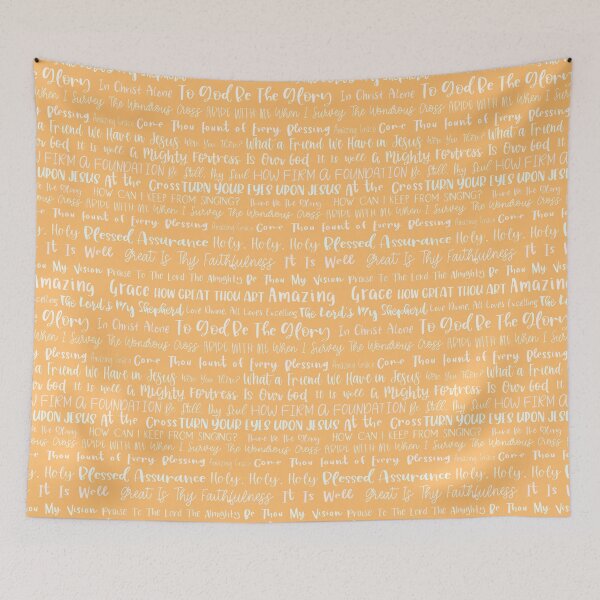 Item preview, Christian Hymns Tangerine designed and sold by Miwhi’s Shop.