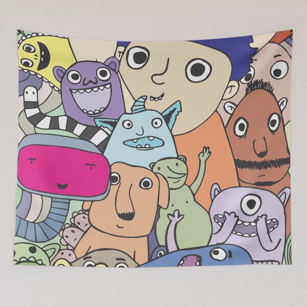 Item preview, japanese Kawaii Cute Smiley Face - Doodles designed and sold by crazycollective.