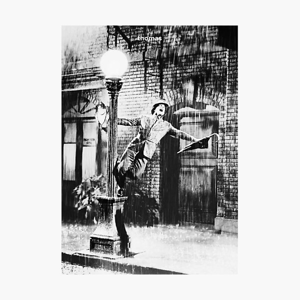 Singing in the Rain by thomas Photographic Print