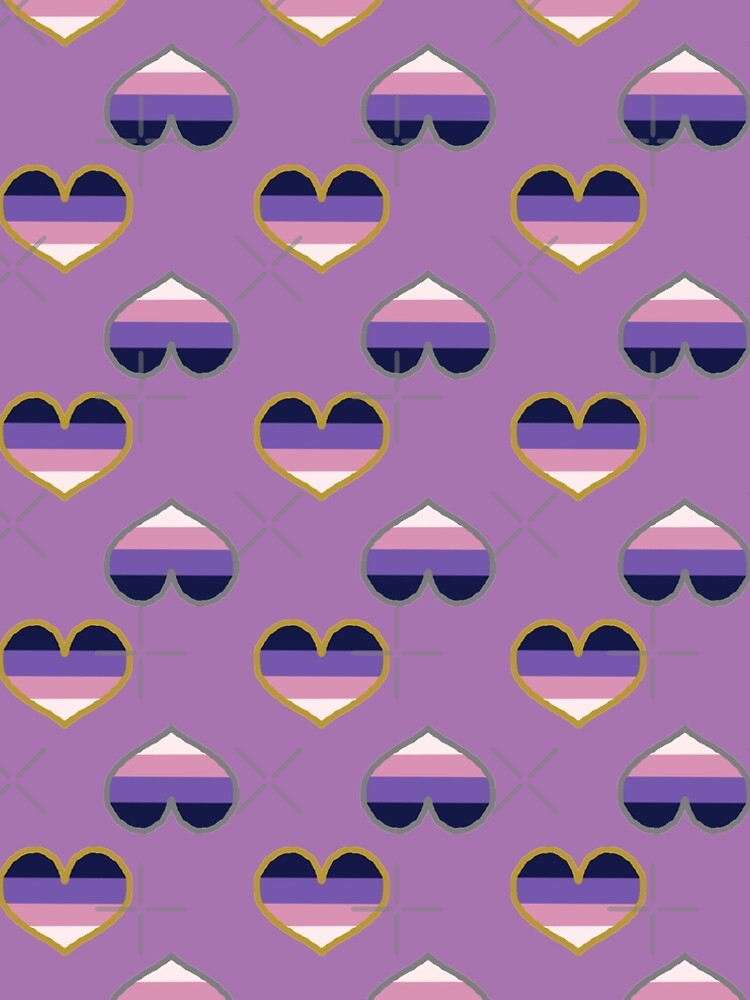 Asexual Spectrum Pride Heart