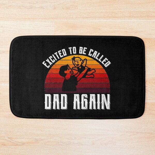 Item preview, Excited to be called dad again retro design designed and sold by DesignsVault.