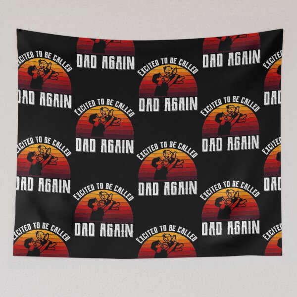 Item preview, Excited to be called dad again retro design designed and sold by DesignsVault.