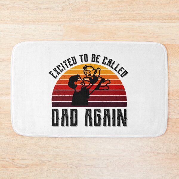 Item preview, Retro excited to be called dad again design designed and sold by DesignsVault.
