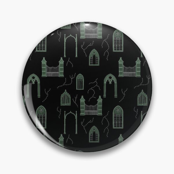 Item preview, Gothic Toile Green and Black designed and sold by coolcatkmart.