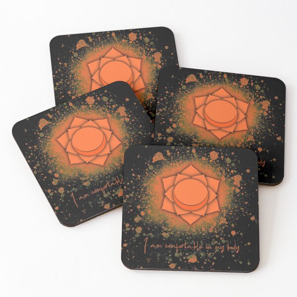 Item preview, Sacral Chakra Design / I am comfortable in my body designed and sold by blacklittlemoon.