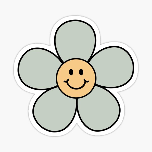 Smiling Flower Stickers for Sale | Redbubble