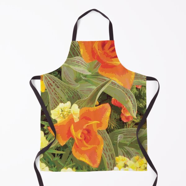 Item preview, Orange and yellow flowers designed and sold by vintageknew.