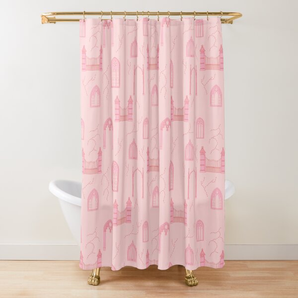 Vista previa del artículo con la obra «Toile Gótico Rosa», diseñado y vendido por coolcatkmart.