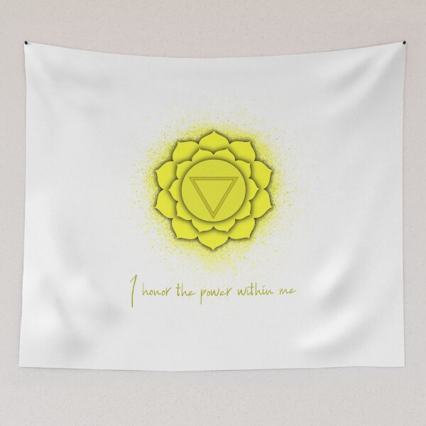 Item preview, Solar Plexus Chakra Design / I honor the power within me designed and sold by blacklittlemoon.