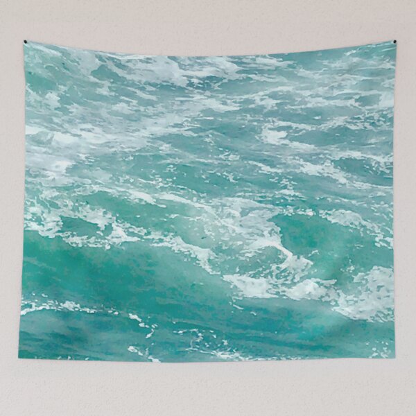 Item preview, Aqua Foamy Ocean Waves designed and sold by Lady-Lilac.