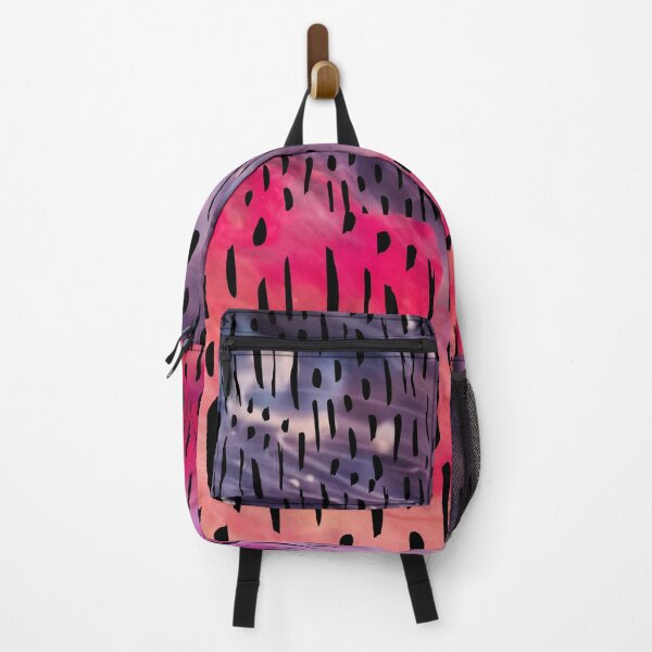 Item preview, Vertical Brush Strokes Chekered Pattern- Purple To Red designed and sold by Designs By YL.
