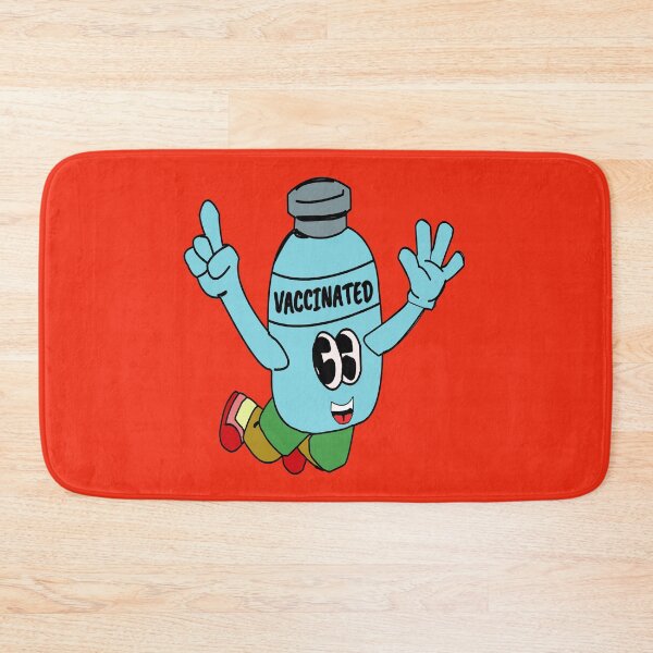 Item preview, vaccinated funny vaccine bottle colorful cartoon designed and sold by twobillion.