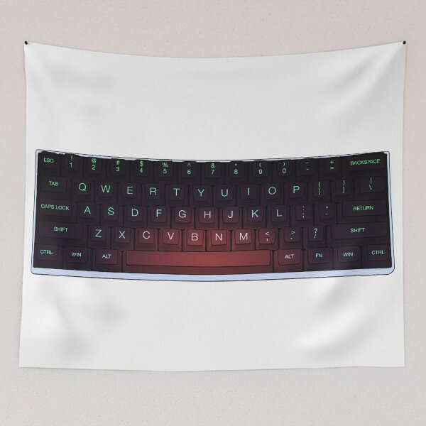 Item preview, Mechanical Keyboard - 60 Noir designed and sold by froggo tees.