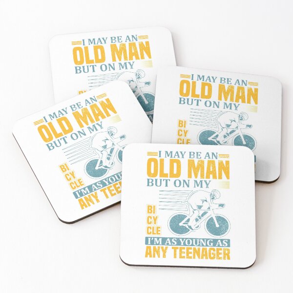 Item preview, I may be an old man but on my bicycle i'm as young as any teenager designed and sold by digoarpi.