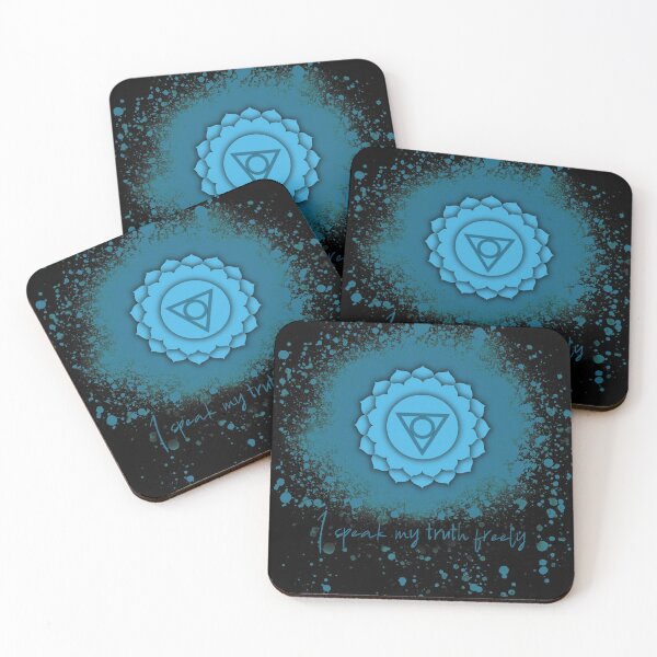 Item preview, Throat Chakra Design / I speak my truth freely designed and sold by blacklittlemoon.
