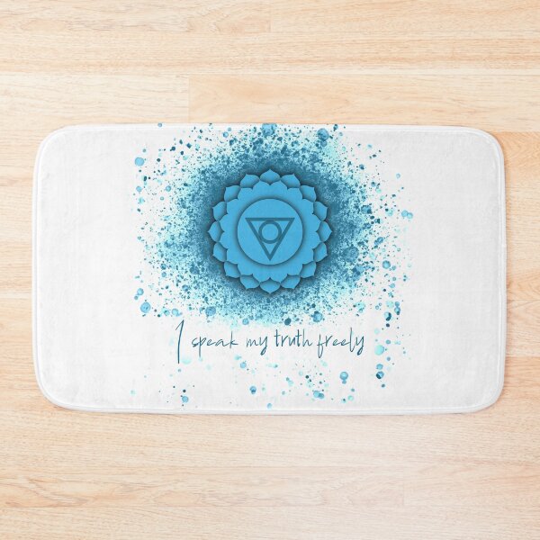 Item preview, Throat Chakra Design / I speak my truth freely designed and sold by blacklittlemoon.