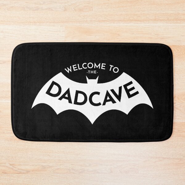 Item preview, Welcome to the Dad Cave black oval designed and sold by OddPop.