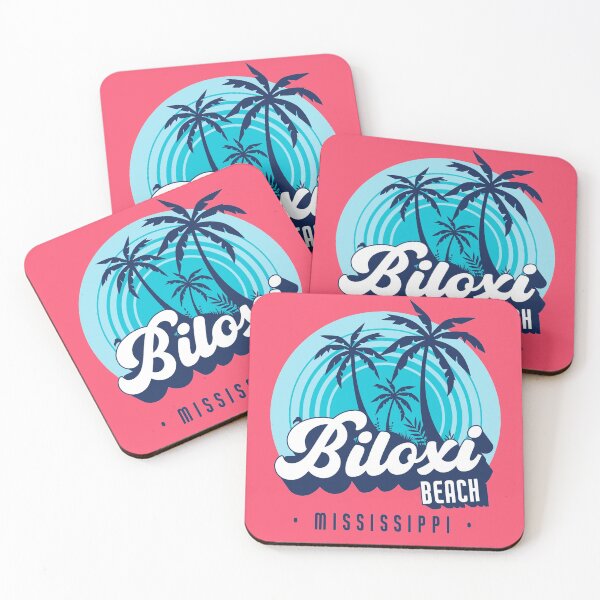 Item preview, Retro Sunset Biloxi Beach, Mississippi designed and sold by SLAG-Creative.