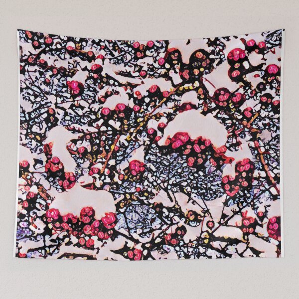 Item preview, Red berries and snow designed and sold by Greengardens36.