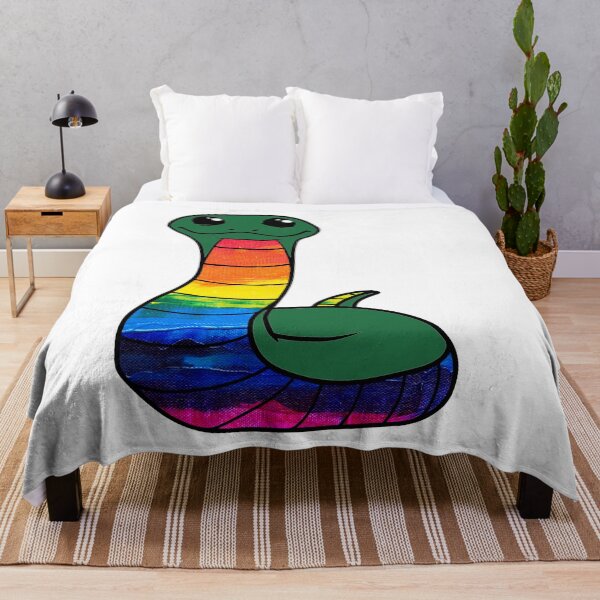 Item preview, Green Rainbow Pride Snake designed and sold by BuzzySpaceBee.