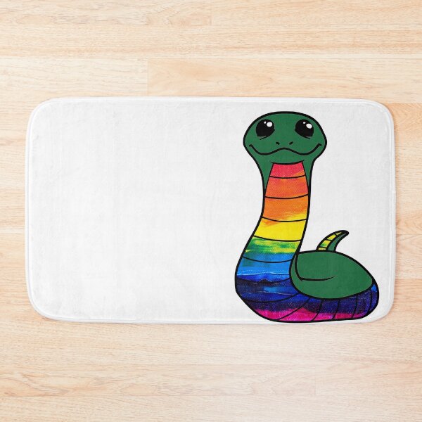 Item preview, Green Rainbow Pride Snake designed and sold by BuzzySpaceBee.