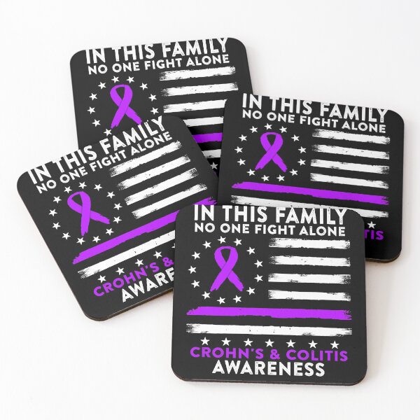 Item preview, In This Family No One Fights Crohn's & Colitis Alone American Betsy Ross Flag designed and sold by deputylove.