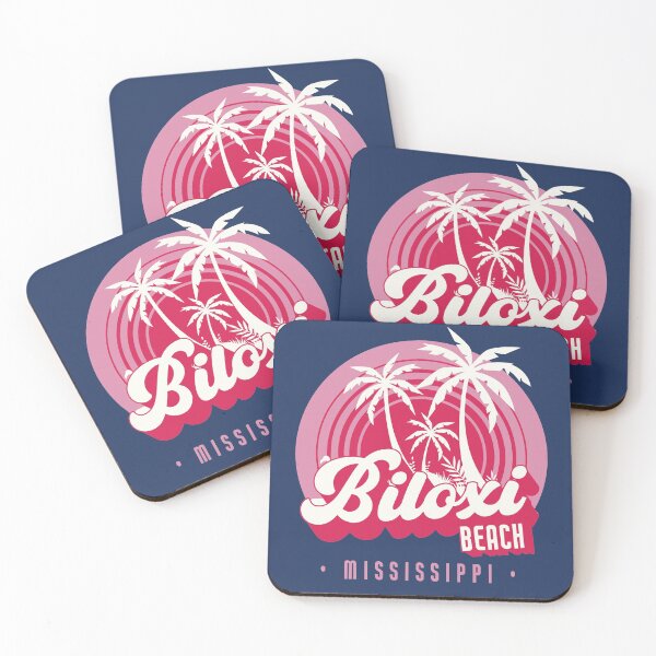 Item preview, Retro Sunset Biloxi Beach, Mississippi designed and sold by SLAG-Creative.