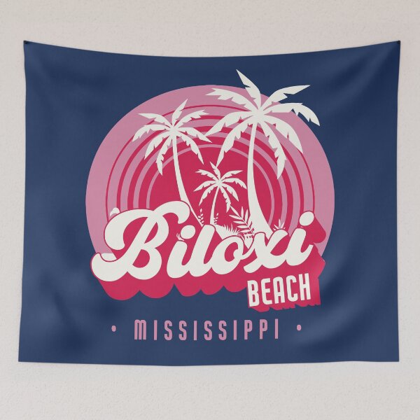 Item preview, Retro Sunset Biloxi Beach, Mississippi designed and sold by SLAG-Creative.