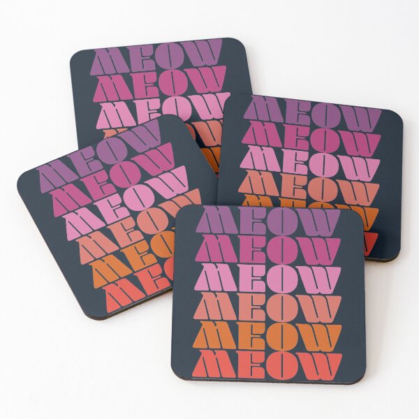 Item preview, Meow - Magenta I designed and sold by SnarkyDoodles.