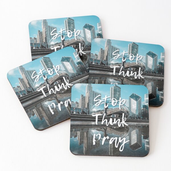 Item preview, The Bean Reflection | Stop, Think, & Pray designed and sold by AdoptKM.