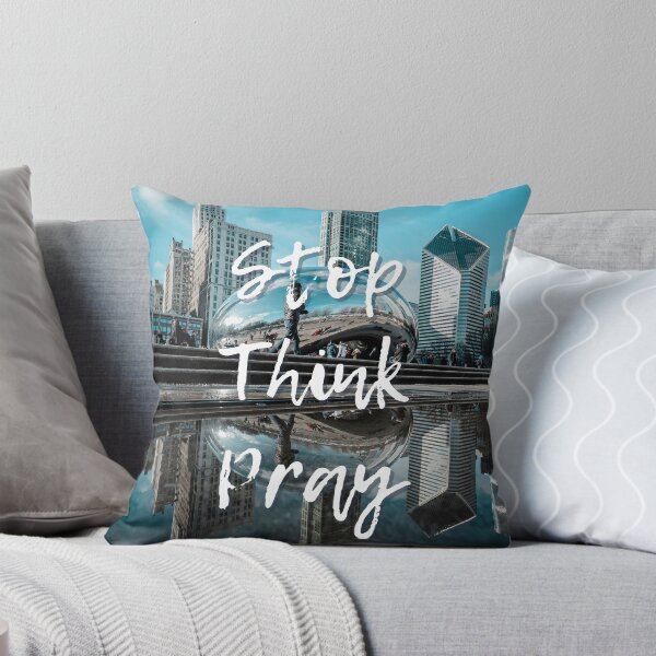 Item preview, The Bean Reflection | Stop, Think, & Pray designed and sold by AdoptKM.